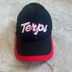 Black and Red 'Terps' Baseball Cap